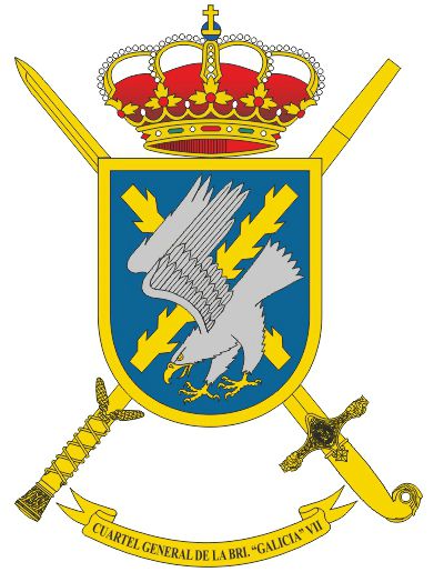Escudo Cuartel general de la Brigada de Infantería 'GaliciaI' VII