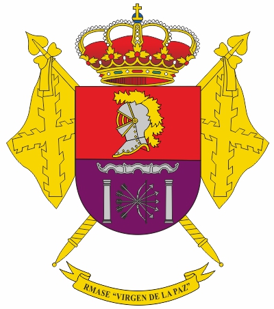 Escudo de la Residencia Militar de Acción Social de Estudiantes 'Virgen de la Paz'