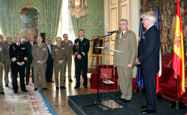 French and Spanish service personnel attended the ceremony