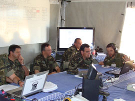 General Bonal was present during the exercise