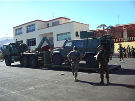 Vehicle recuperation was one of the practical exercises 