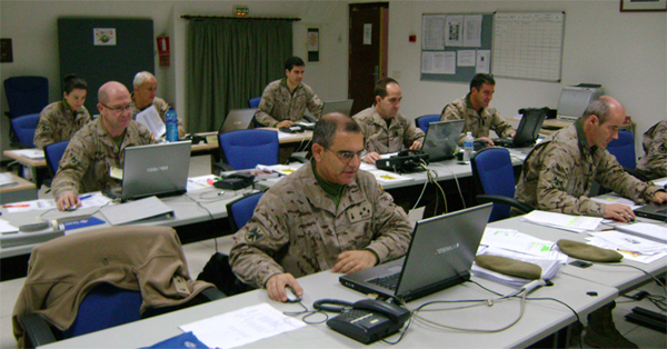 The exercise Command Post has been activated in Madrid 