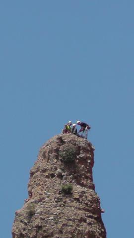 Los tres en la cima del Puro (Foto:GMAM)