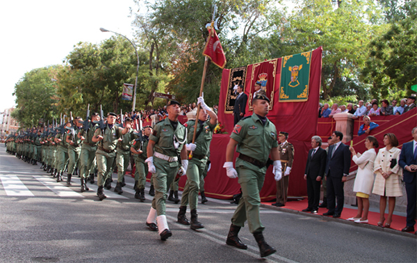 Desfile de la formación en Guadalajara