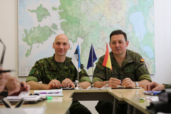 The reconnaissance and liaison team of NATO’s Very High Readiness Joint Task Force (VJTF) travels to the Baltics