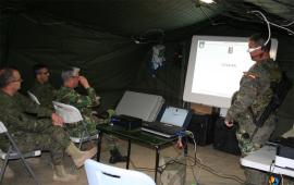 Presentation during the exercise
