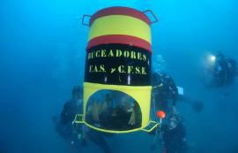 Belén submarino en Palma de Mallorca 