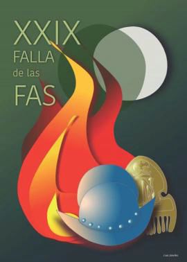 Spain´s Armed Forces Poster for the 29th Fallas and AF (Photo:Luis A. Sánchez)