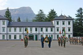 Tribute in “La Victoria” Barracks in Jaca 