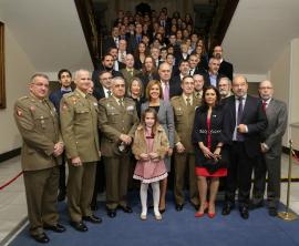 Awarded people and the jury together with the Minister of Defense 