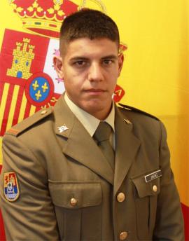 Fotografía oficial del soldado Jiménez