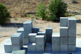 Mountain of Blocks: The challenge is to climb and up and down carrying an injured person through steep terrain.