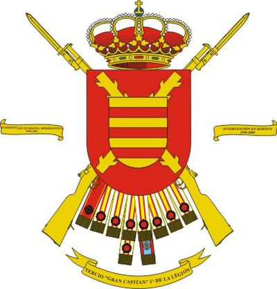 Escudo del Tercio 'Gran Capitán' 1º de la Legión