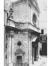 Fotografía de la nueva Iglesia de La Merced realizada a mediados del Siglo XIX