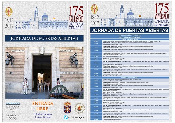 Jornada de Puertas Abiertas 175 Aniversario Capitania Valencia