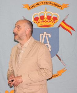El profesor Alipio Garcia de Celis en un momento de su exposición.