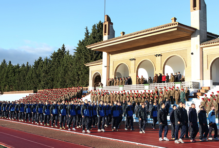 Parade of the different Military Academy teams