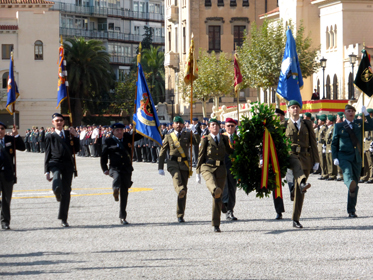 Commemoration of the Veteran's Day 2015 at the staff El Bruch (Barcelona)