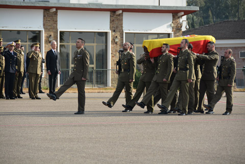 Recepción y funeral del cabo Francisco J. Soria