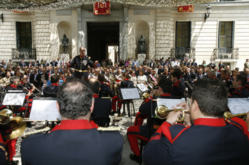 Concert by the regiment's music section