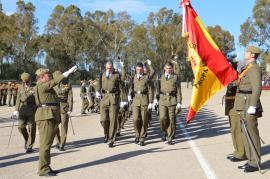 Los alumnos juran Bandera en Cáceres