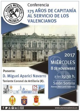 Cartel promocional de la conferencia de Valencia