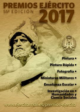 Cartel promocional de la 55ª edición de los Premios Ejército 2017