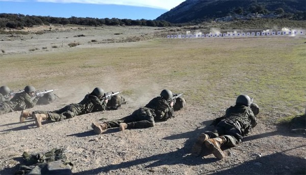 Shooting exercise at the CNMT "Las Navetas"