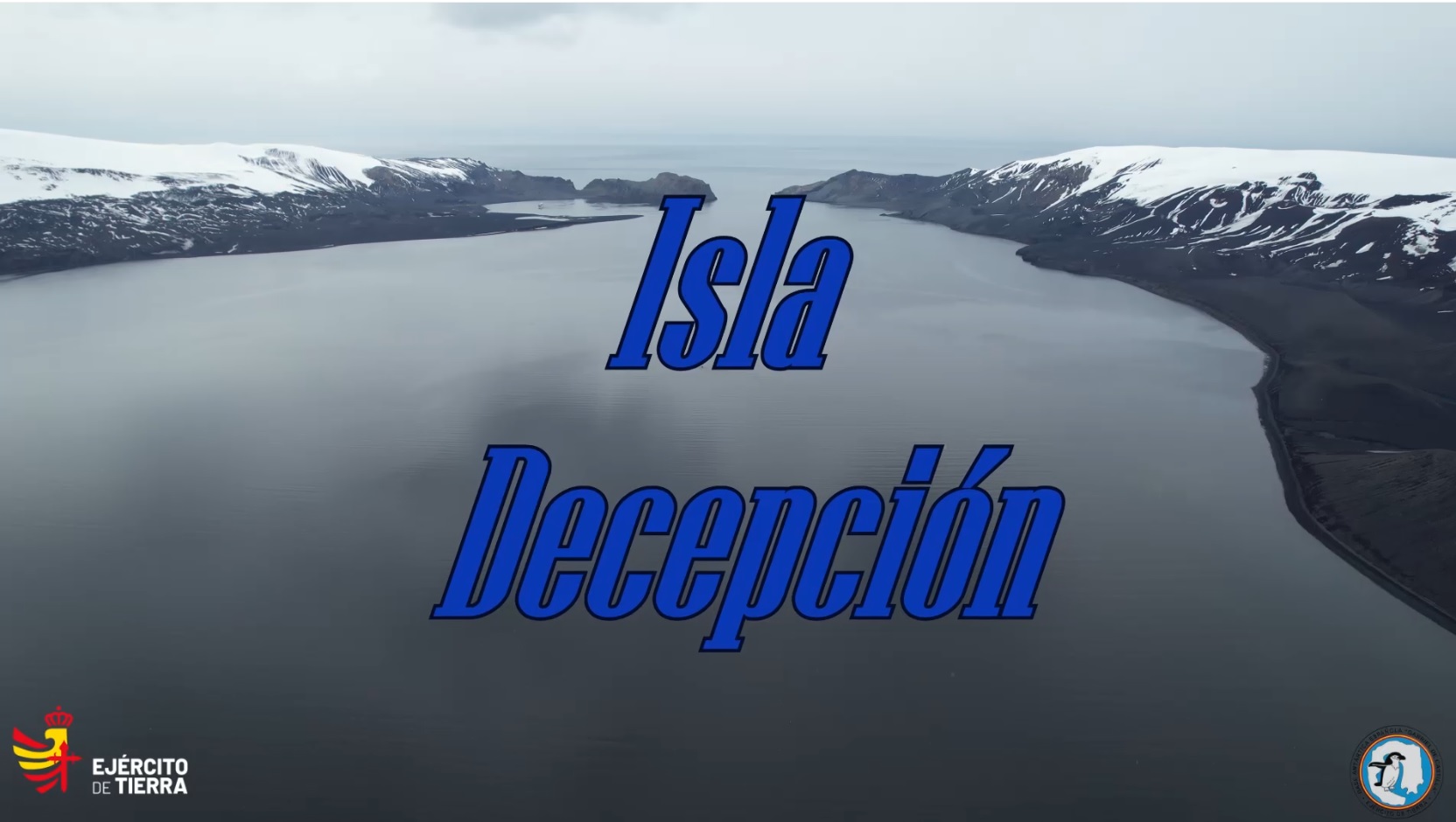 Vista aérea Isla Decepción