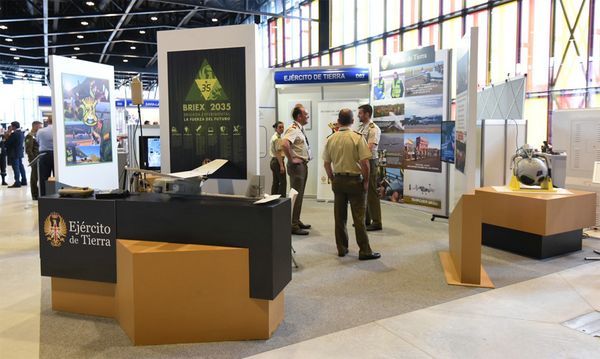 Stand of the Spanish Army in the exhibition