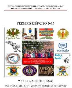 Premios Ejército 2015: Modalidad enseñanza escolar, nivel A