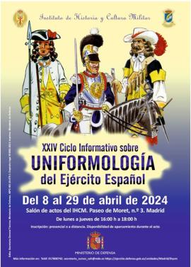 Cartel informativo del Ciclo de Uniformología